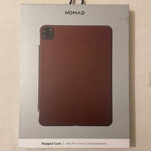 NOMAD Rugged Case for iPad Pro 11 inch 3rd Generation Brown Leather